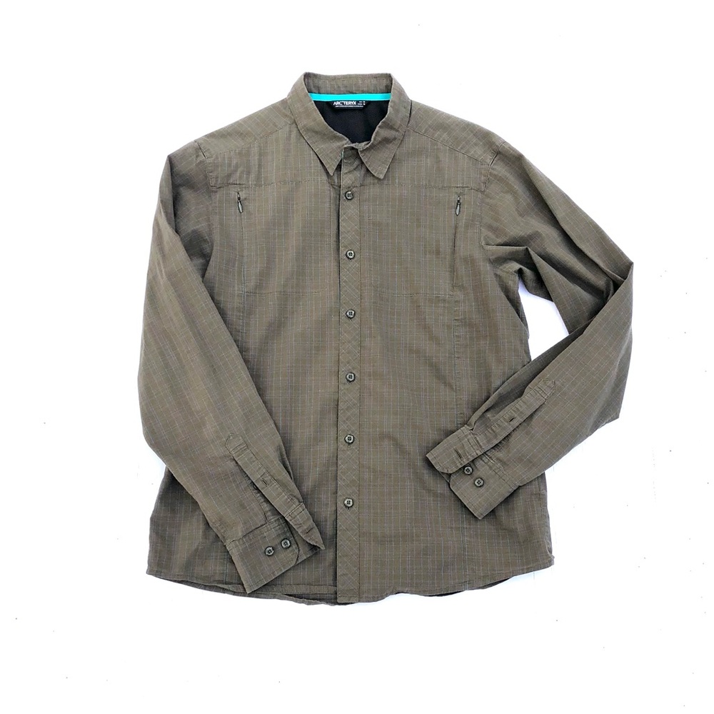 Arc'teryx Men's Casual Button Down Shirt - Brown